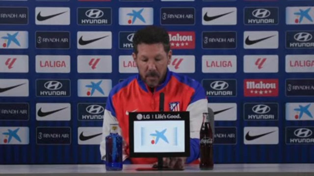 Rueda de prensa de Simeone previa a visitar al Sevilla