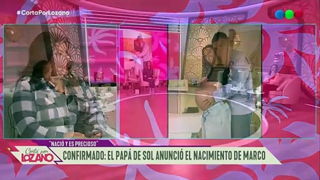 El anuncio en vivo del nacimiento de Marco - Cortá Por Lozano