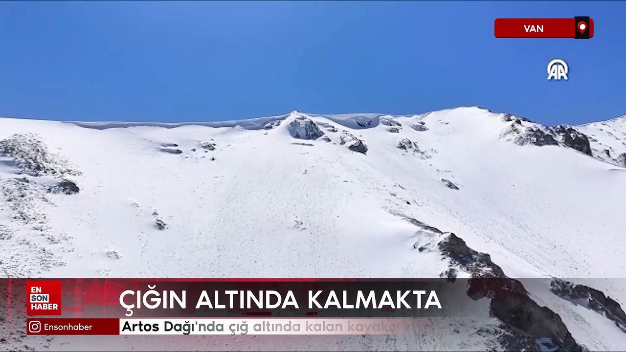 Artos Dağı'nda çığ altında kalan kayakçı kendi imkanlarıyla kurtuldu