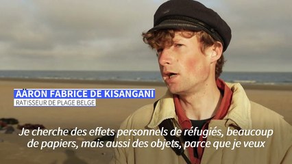Sur les plages de la mer du Nord, la récolte d’objets abandonnés par des migrants