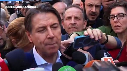 Manifestazione M5S, Conte Per giovani no a futuro in forze armate