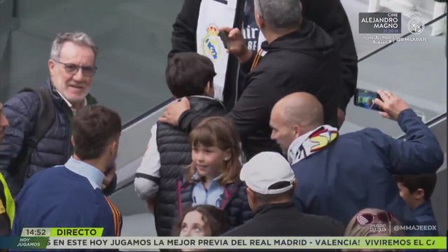 El gran gesto de Asencio con aficionados del Bernabéu