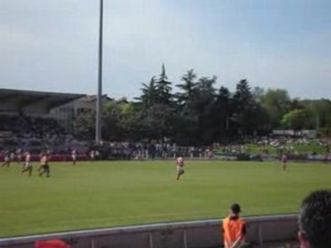 Pénalité de Vignau Tuquet pour l'USDAX contre MONTAUBAN