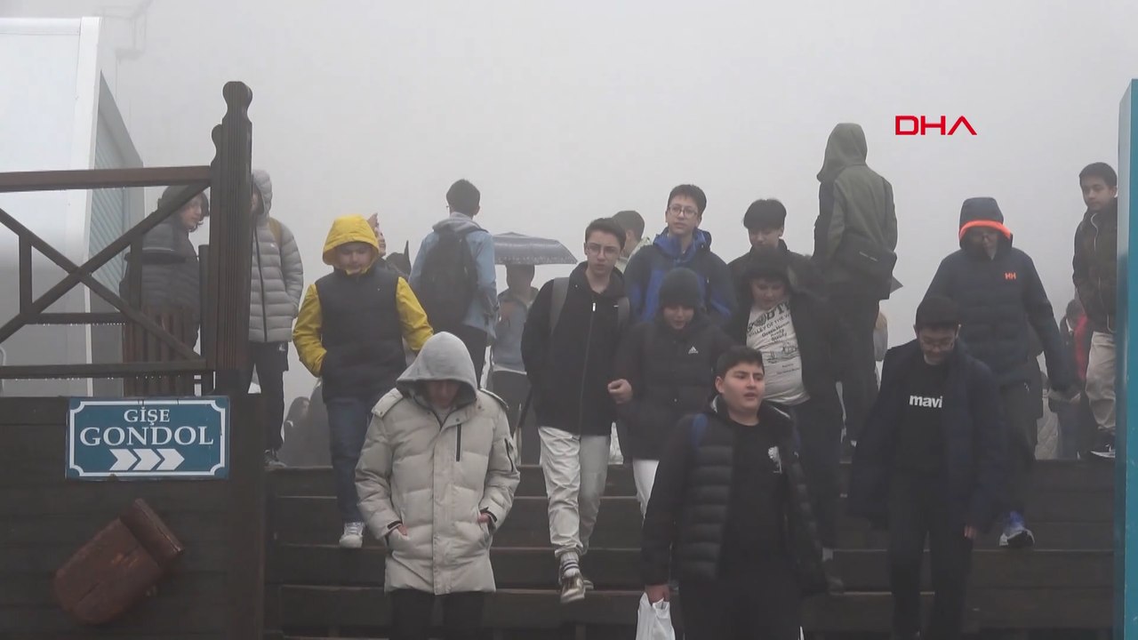 Erzurum'da yağmur, kar ve sis; görüş mesafesi 3 metreye kadar düştü