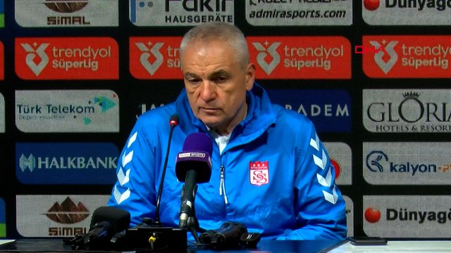 Rizespor-Sivasspor maçının ardından teknik adamlar maçı değerlendirdi