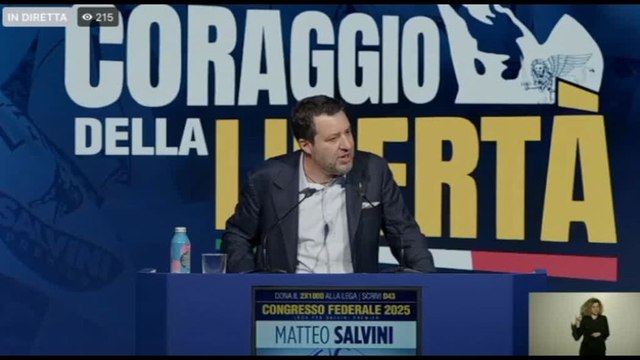Salvini: la Lega e il governo sono una cosa sola, siamo il collante