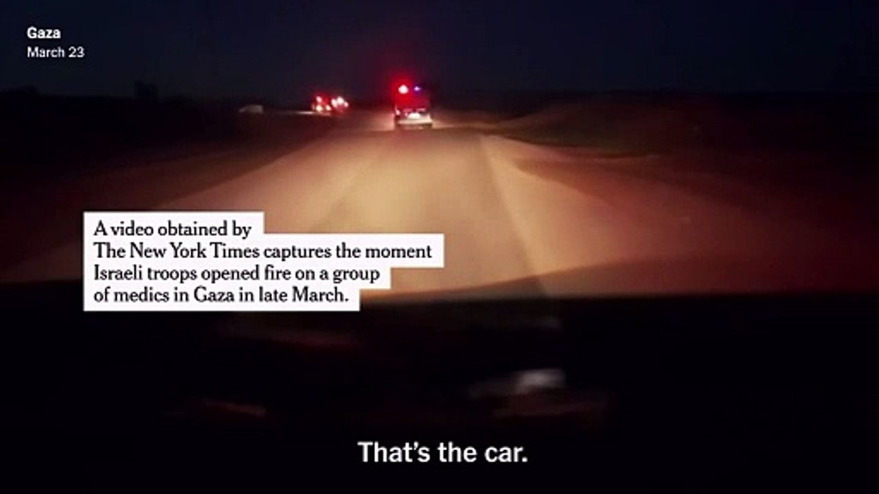 The full video of the execution of the Red Crescent and civil defense teams by the Israeli occupation forces in Gaza.