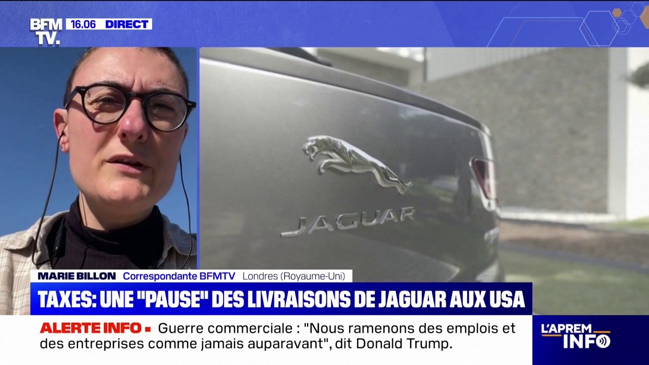 Droits de douane: le constructeur automobile Jaguar suspend l'exportation de ses voitures vers les États-Unis