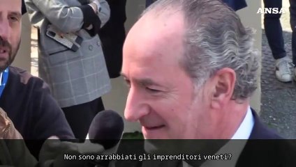 Dazi, Zaia: "Imprenditori preoccupati, ma gli Usa rischiano un boomerang"
