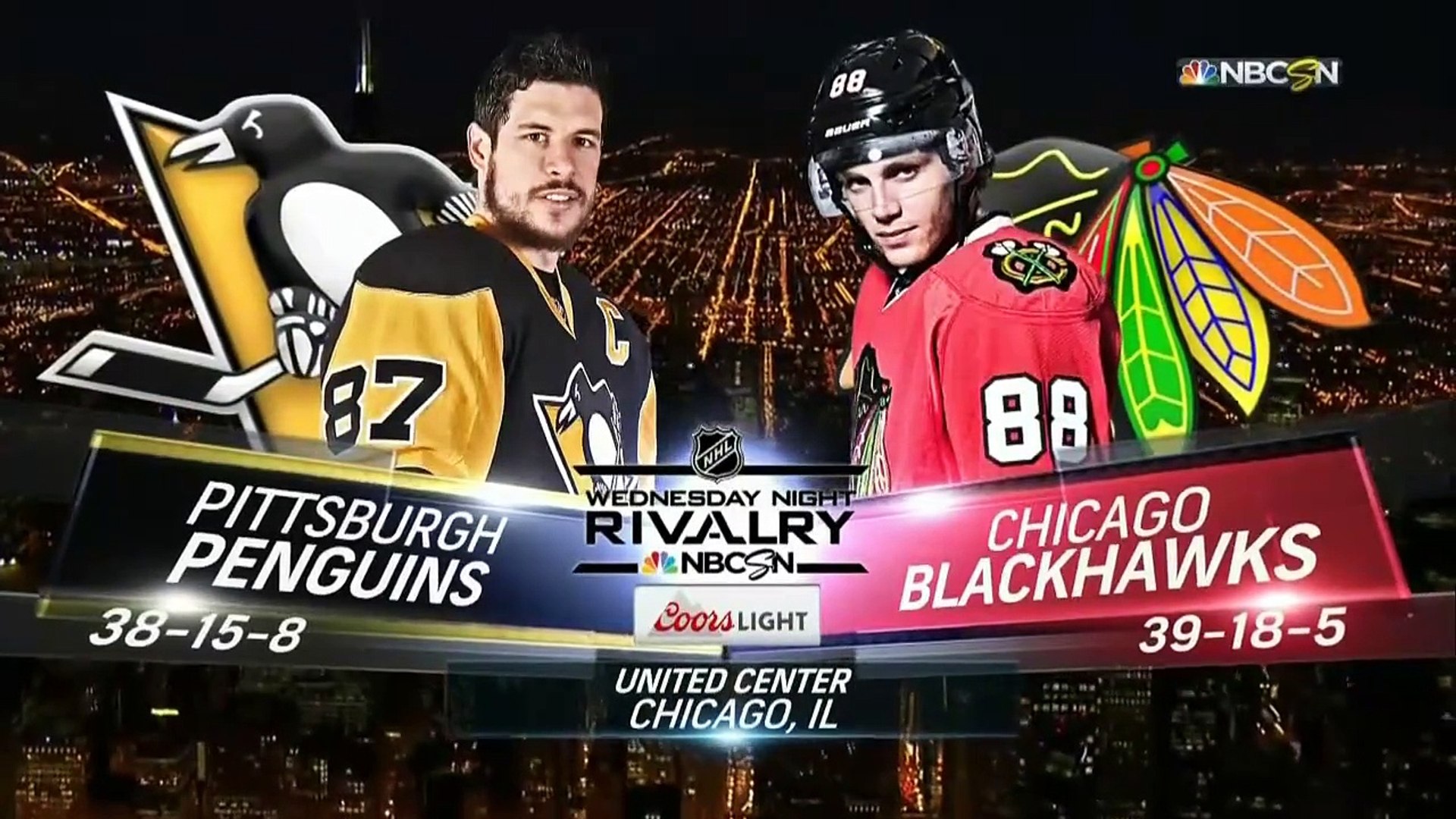 ⁣Highlights 16-17 - Penguins @ Blackhawks (3⁄01⁄2017)