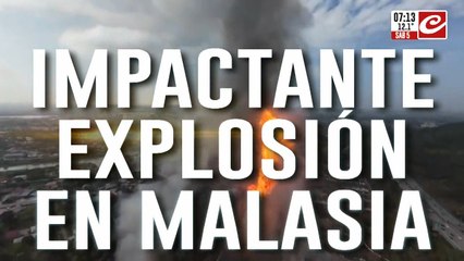 Impactante explosión deja decenas de víctimas en malasia