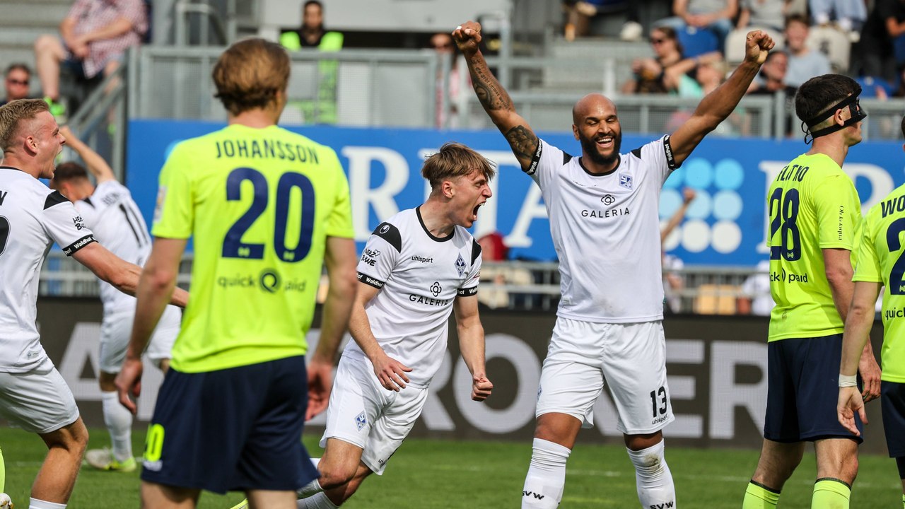 Traumhafter Außenrist-Assist: Mannheim kommt doppelt zurück