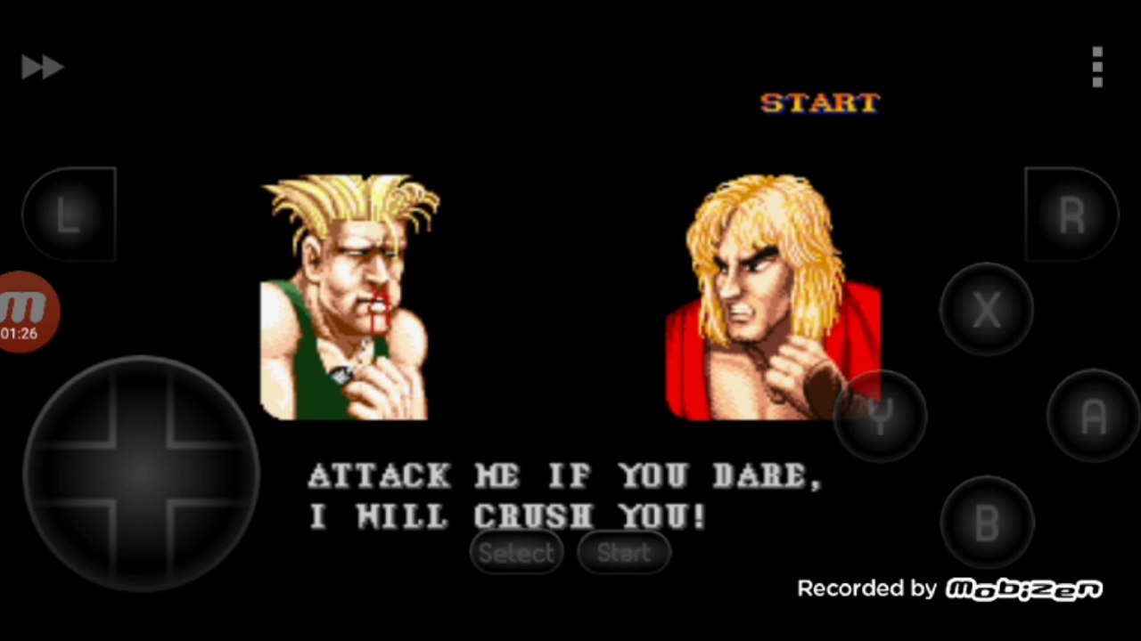 Street Fighter II Turbo: Hyper Fighting Guile vs Ken Guile é derrotado por Ken
