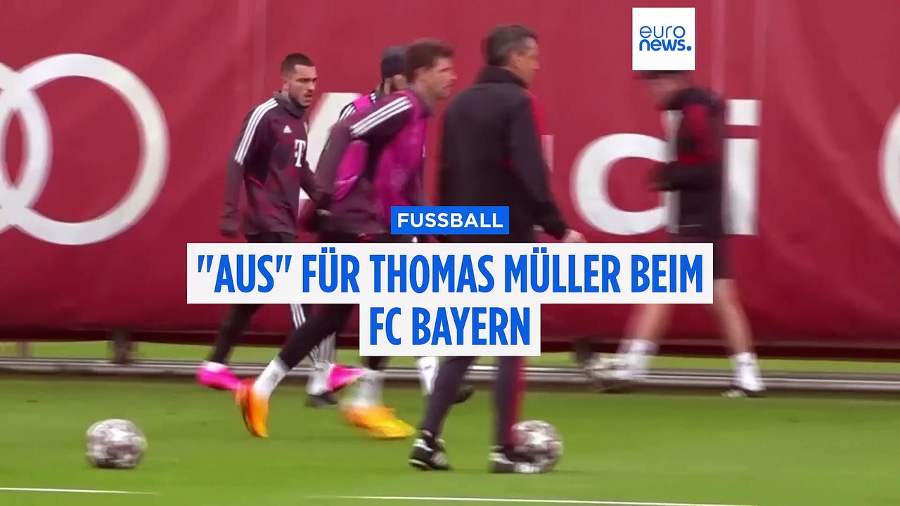 Fußball-Bundesliga: 'Aus' für Thomas Müller beim FC Bayern München