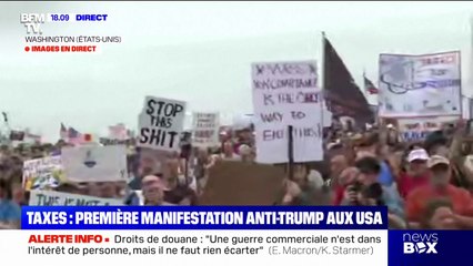 Une manifestation contre Donald Trump est en cours à Boston aux États-Unis