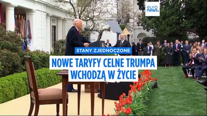 10-procentowe cła prezydenta Trumpa wchodzą w życie