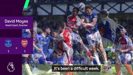 Moyes applauds second-half comeback against Arsenal