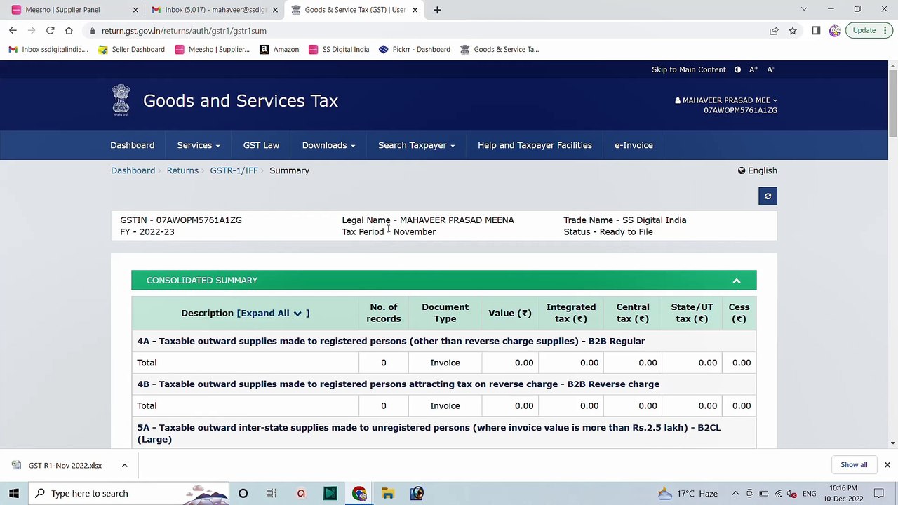 How Modify Entries in GSTR1 During Filing in GST Portal !!!