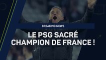 Breaking News - Le PSG sacré champion de France pour la 13e fois de son histoire