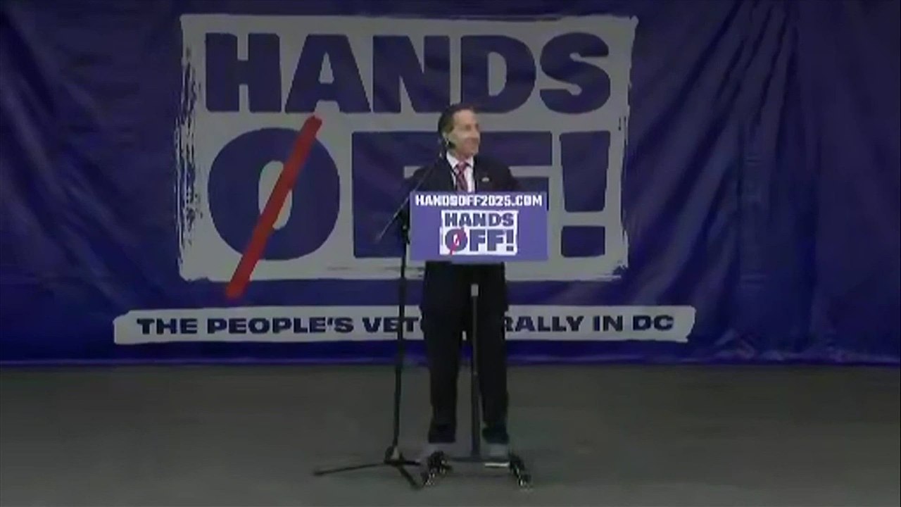 U.S. Constitution is not for 'We the Dictators', Rep. Raskin tells anti-Trump DC rally