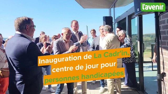 Inauguration des bâtiments de La Cadr'in, un projet d'une vie