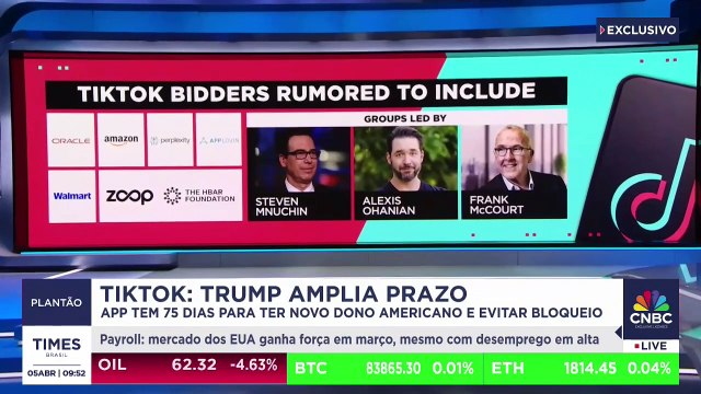 Trump dá novo prazo para que TikTok evite suspensão no país | PLANTÃO TIMES BRASIL