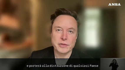 Congresso Lega, Musk: "L'immigrazione di massa e' una cosa folle"