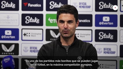 Arteta: "El partido contra el Real Madrid es uno de los más bonitos que se pueden jugar"