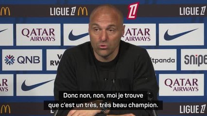 Angers - Dujeux : "Le PSG est un très, très beau champion"