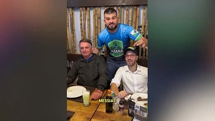 Vereador de Cascavel interrompe jantar de Bolsonaro e causa desconforto