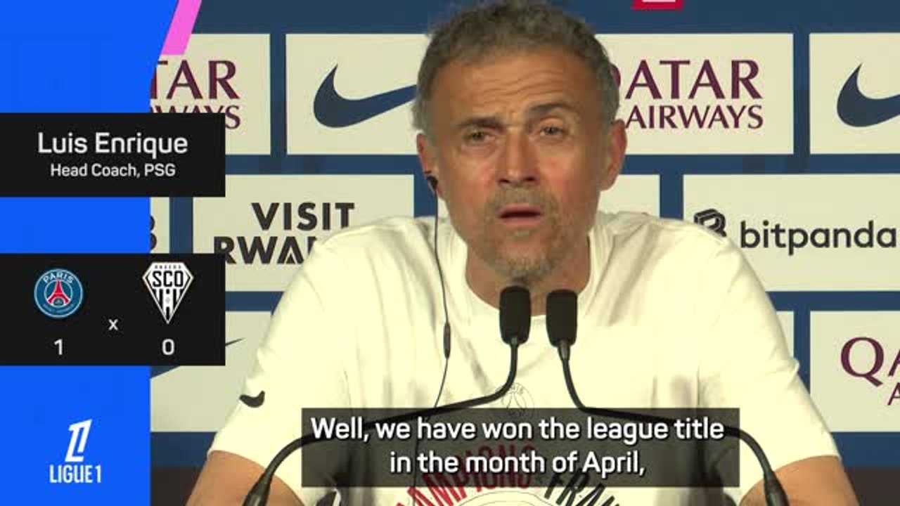 Enrique targeting invincible season after securing Ligue 1 title