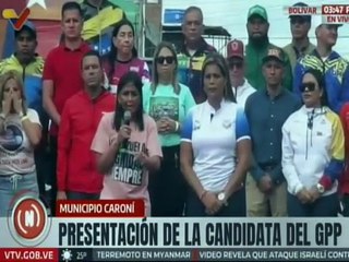 Vicepresidenta Rodríguez: Nuestros candidatos sabrán poner freno a quienes intenten meterse con Venezuela