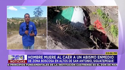 Hondureño muere de manera accidental en la zona boscosa de Altos de San Antonio, Siguatepeque