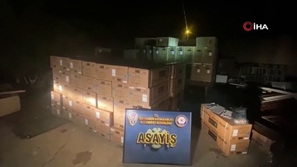 Nakliye şebekesi tarafından çalınan 4 tır dolusu malzeme ele geçirildi