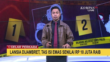 Lansia Dijambret di Cilincing Jakut, Tas Isi Emas Senilai Rp10 Juta Raib