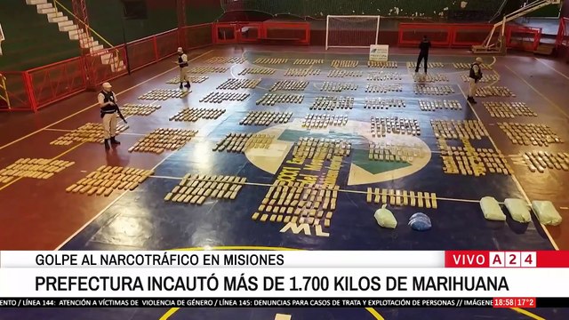 🚨 MISIONES: INCAUTARON 1.700 KILOS DE MARIHUANA