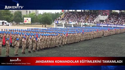 JANDARMA KOMANDOLAR EĞİTİMLERİNİ TAMAMLADI