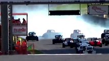 Legends Cars Italia 2025 Mugello Race 3 Restart Pile Up
