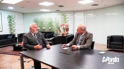 Presidente da Caixa fala com a equipe do D'Ponta News sobre projetos do banco