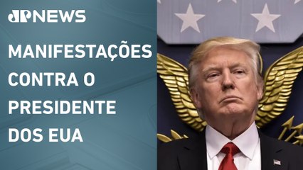 Trump é alvo de protestos nos EUA e na Europa