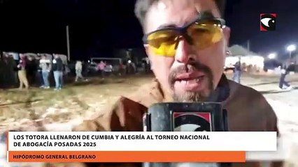 Los Totora llenaron de cumbia y alegría al Torneo Nacional de Abogacía Posadas 2025