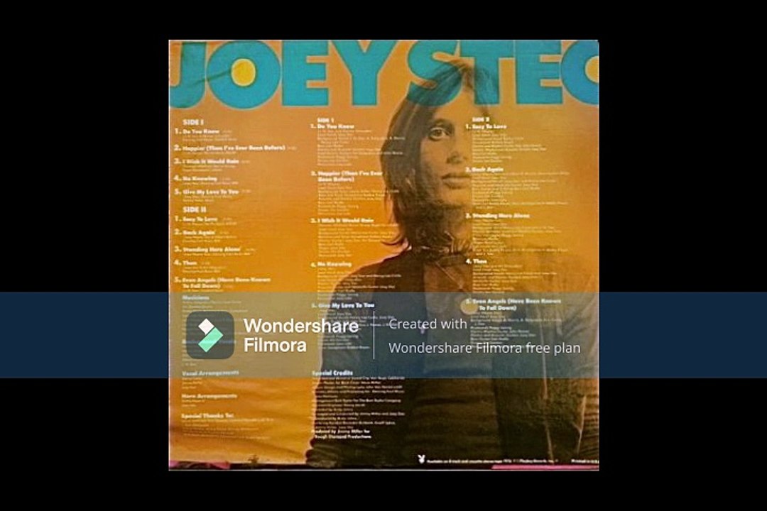 Joey Stec – Joey Stec : Soft Rock, Power Pop, Pop Rock  1976.