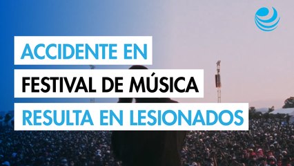 Axe Ceremonia: Desplome de estructura metálica deja dos lesionados, confirma SSC-CDMX