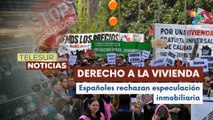 Ciudadanos se movilizan por crisis de vivienda en España
