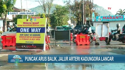 Pantauan Jalur Arteri Kadungora Garut saat Arus Balik Minggu Pagi 6 April 2025