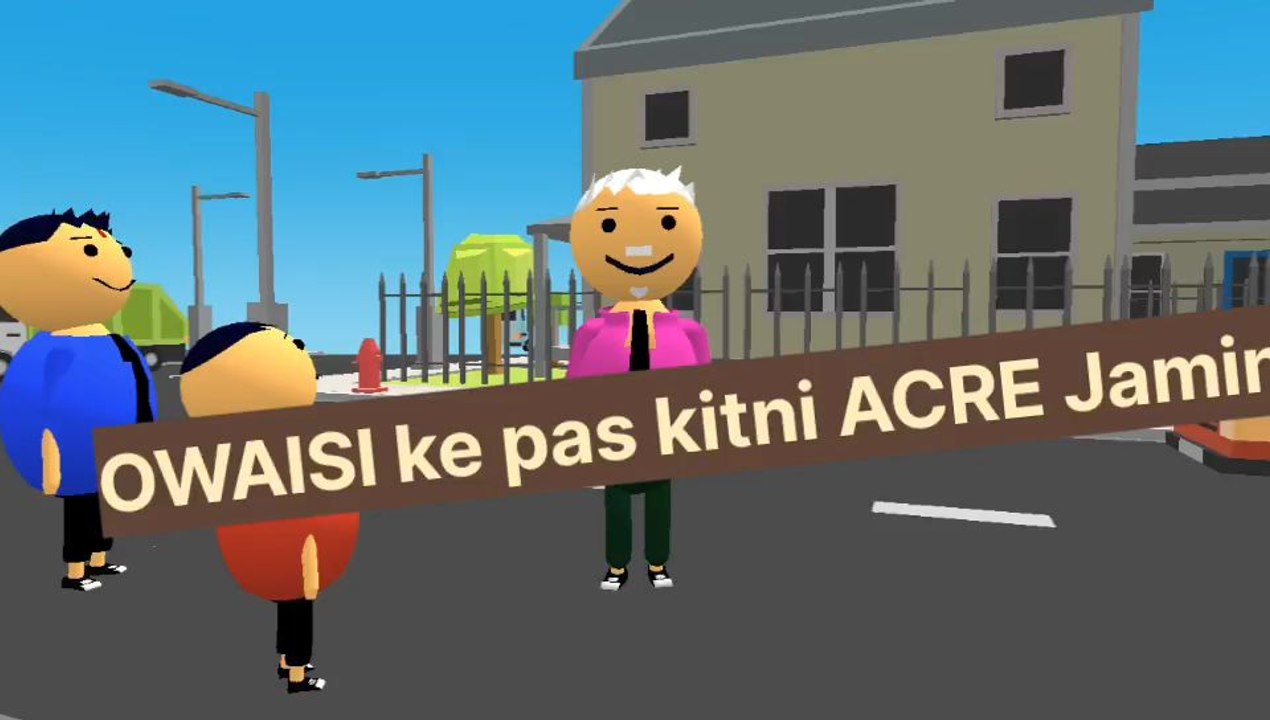 OWAISI ke pas kitni ACRE Jamin hai #Desicomedy #comedy.