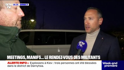 Meetings à Paris: “On est une quarantaine à monter”, indique ce militant RN de Savoie