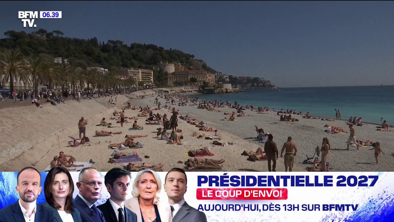 Marseille, Nice… Le beau temps pousse les habitants à investir les plages en plein mois d’avril