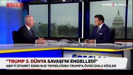 ABD'yi ziyaret eden Rus temsilciden Trump'a övgü: "3. Dünya Savaşı'nı engelledi"