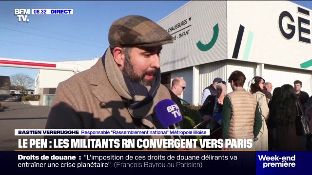 Meeting RN: “On a deux bus qui partent et du covoiturage”, indique ce responsable RN du Nord